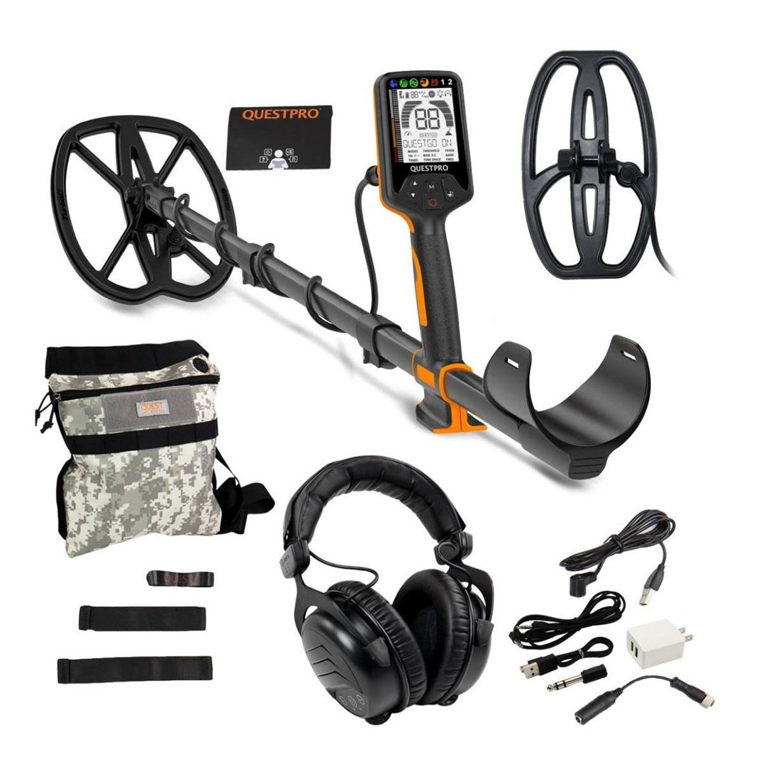 Quest Pro Tek Para Arama Dedektörü & Su Altı Dedektörü