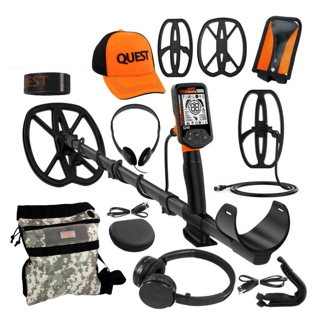Quest Q40 Pro Paket Tek Para Arama Dedektörü