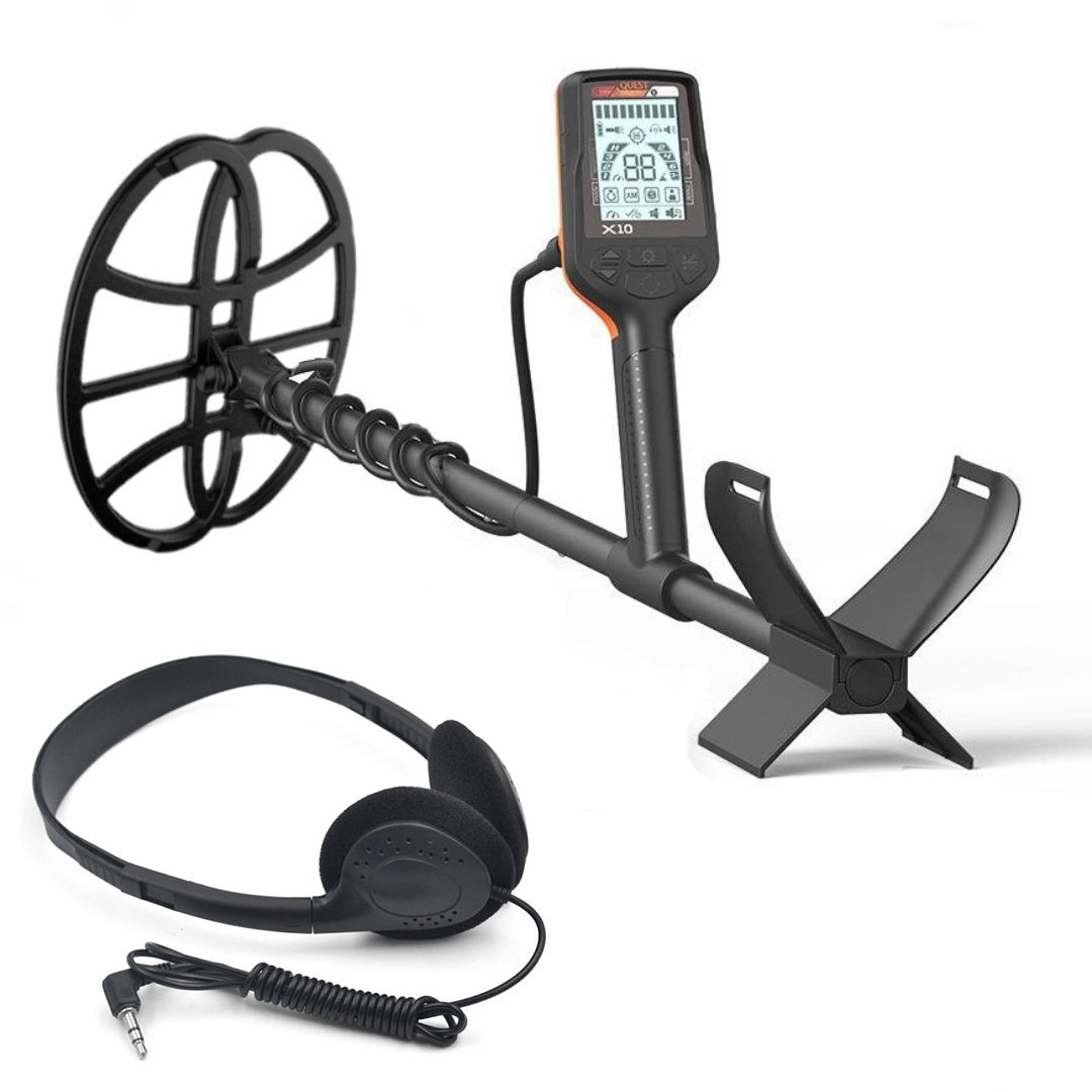 Quest X10 33 cm Başlıklı Tek Para Dedektörü